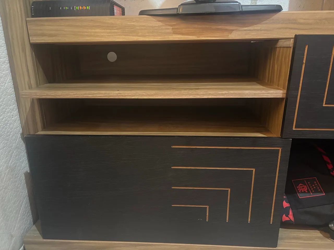 Estante Hack Home para TV com painel e nichos - Foto 4