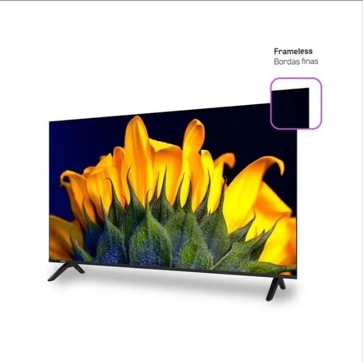 Smart TV 50 polegadas nova com nota fiscal com videogame integrado