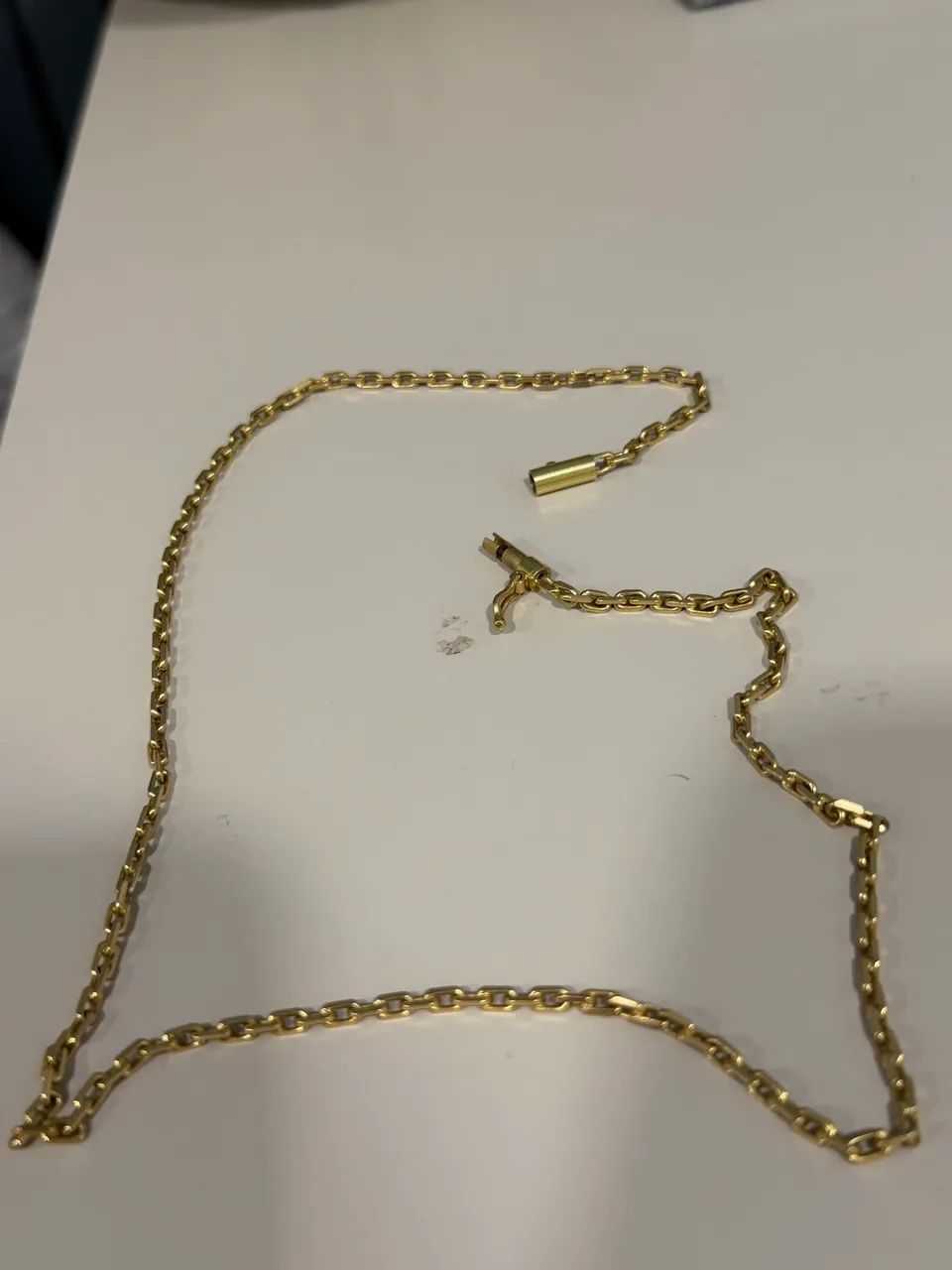 Cordão de ouro modelo Cartier 17.7G - Foto 3
