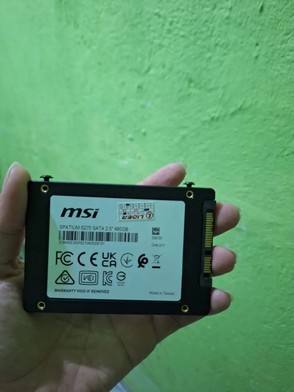 SSD MSI SPATIUM  S270 480GB - Foto 2