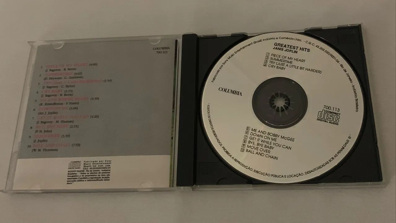 Cd Janis Joplin Greatest Hits impecável raro - Foto 5