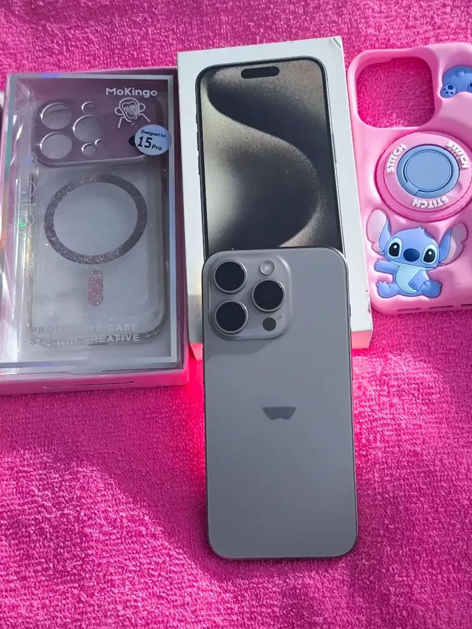 Vendo iPhone 15 pro Titanium 128 , 85 bateria ? nota e caixa  - Foto 4