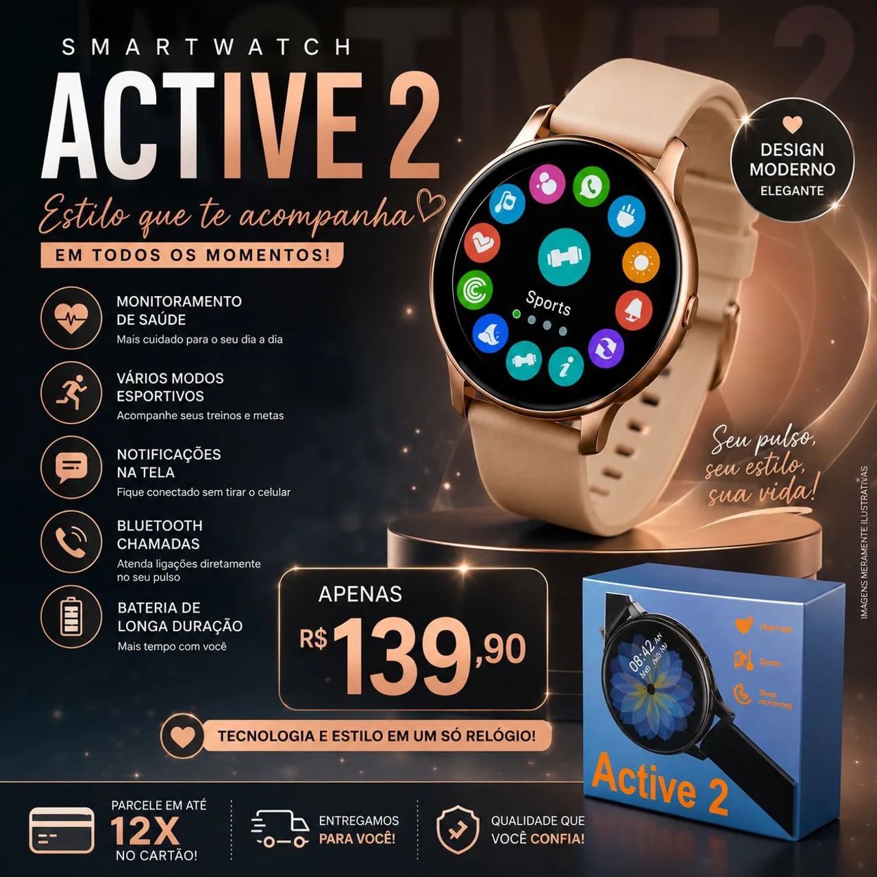 Smartv Watch Active 2 