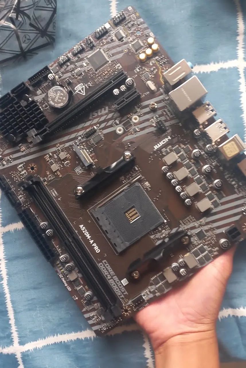 Placa-Mãe MSI A520M-A PRO - Foto 2