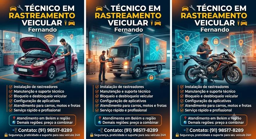 instalador de rastreador profissional