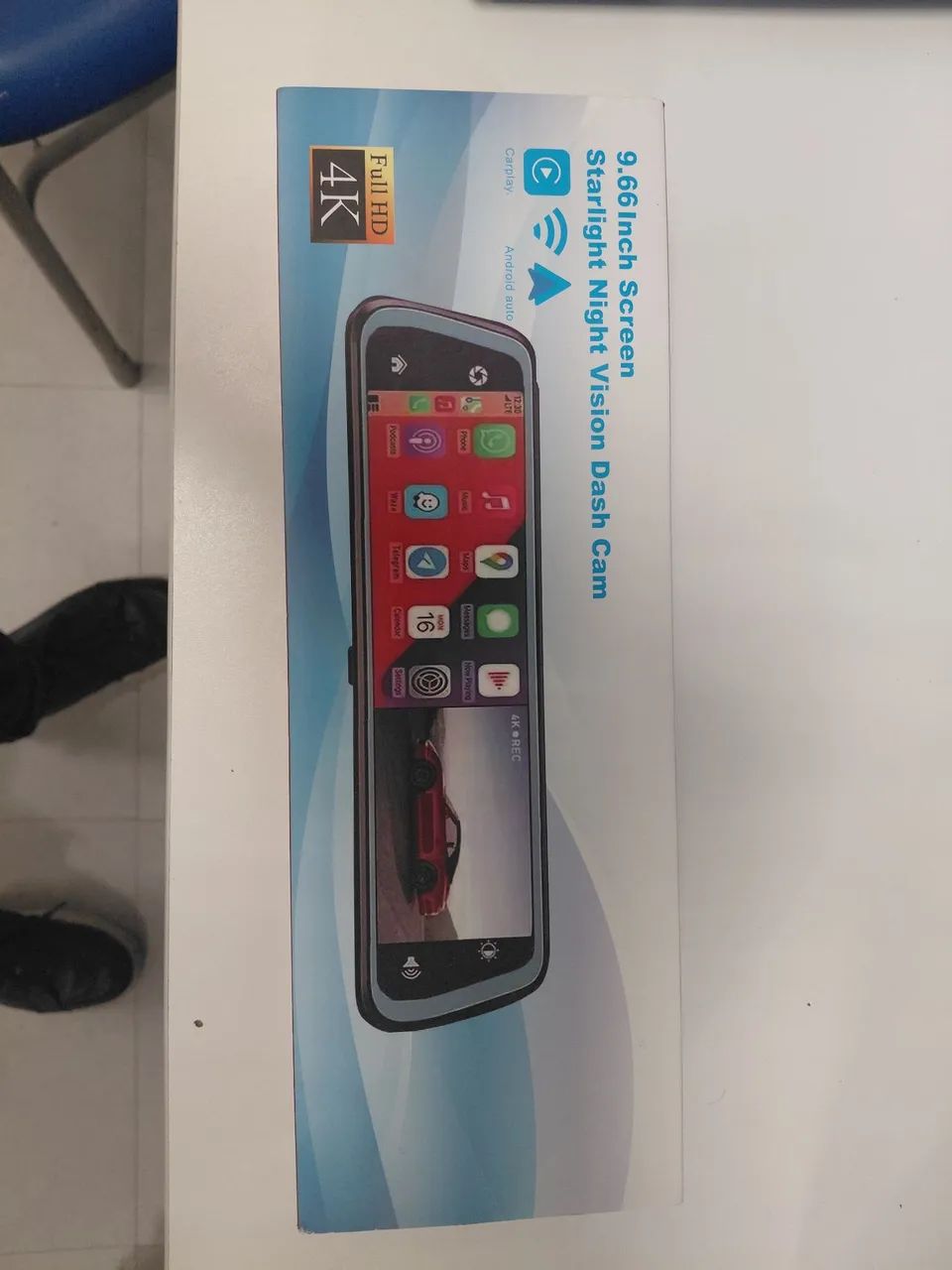 Retrovisor multimídia 