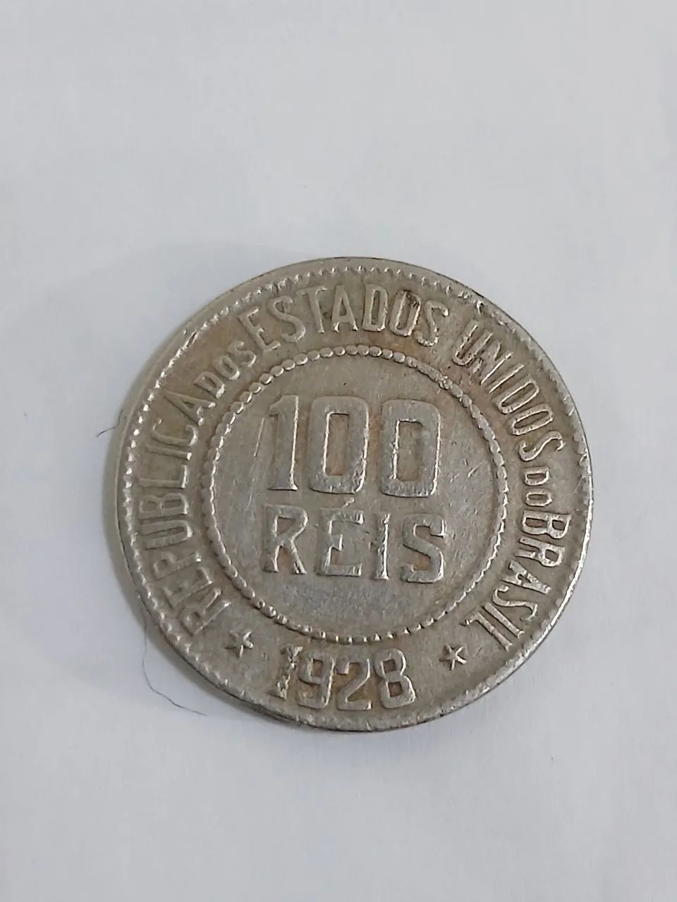 Moeda 100 Reis 1928