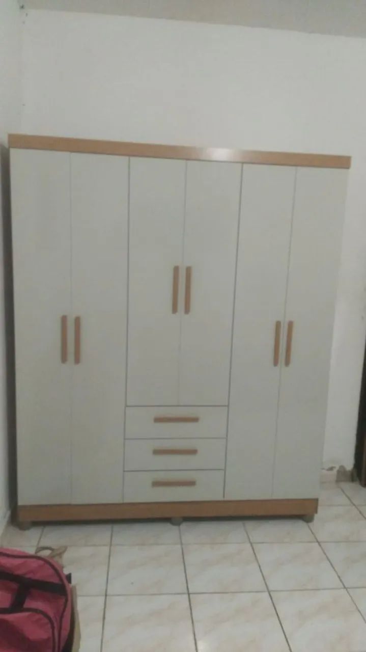 Guarda roupa comoda e cama solteiro  - Foto 2
