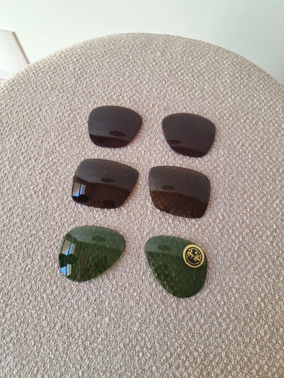 Kit com 3 pares de lentes de óculos