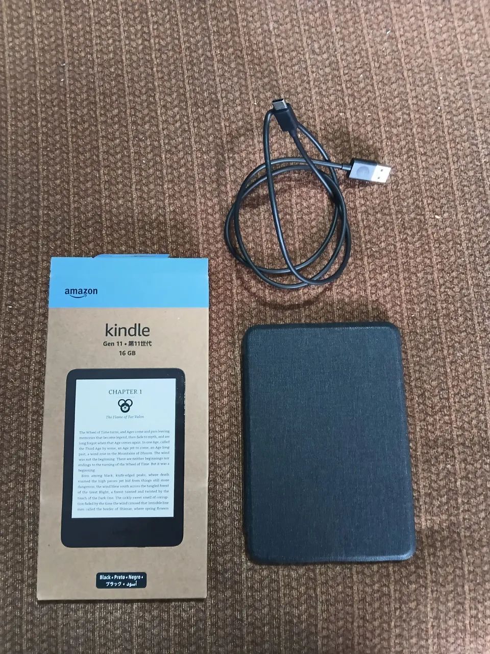 Kindle 11ª Geração 16GB Preto (Seminovo) + Capa Smart + Caixa e Cabo Original - Foto 2