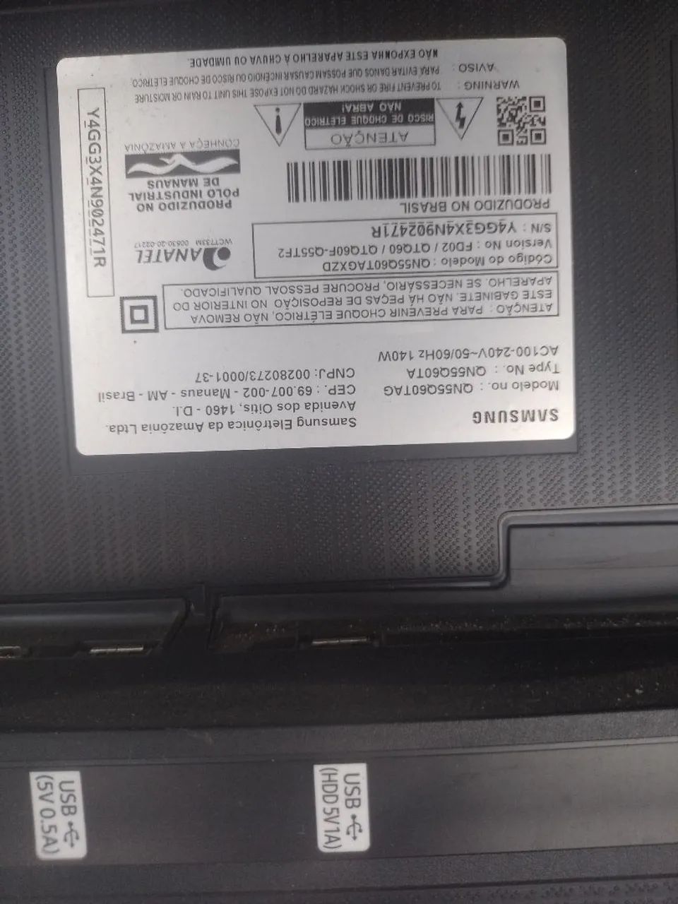 Tv Samsung com defeito para retirada de peças  - Foto 3