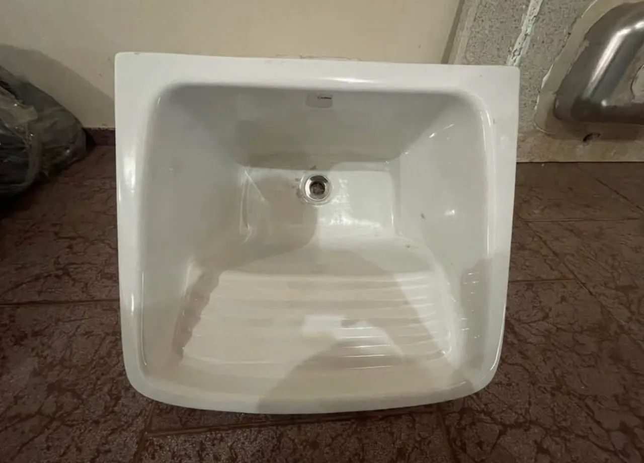 Tanque de lavar roupa  passo cartão 