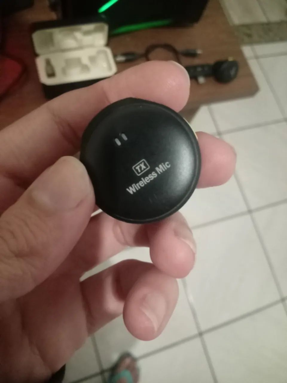 Microfone de lapela