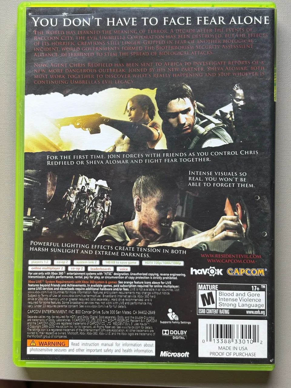 RESIDENT EVIL 5 XBOX 360 - Foto 2