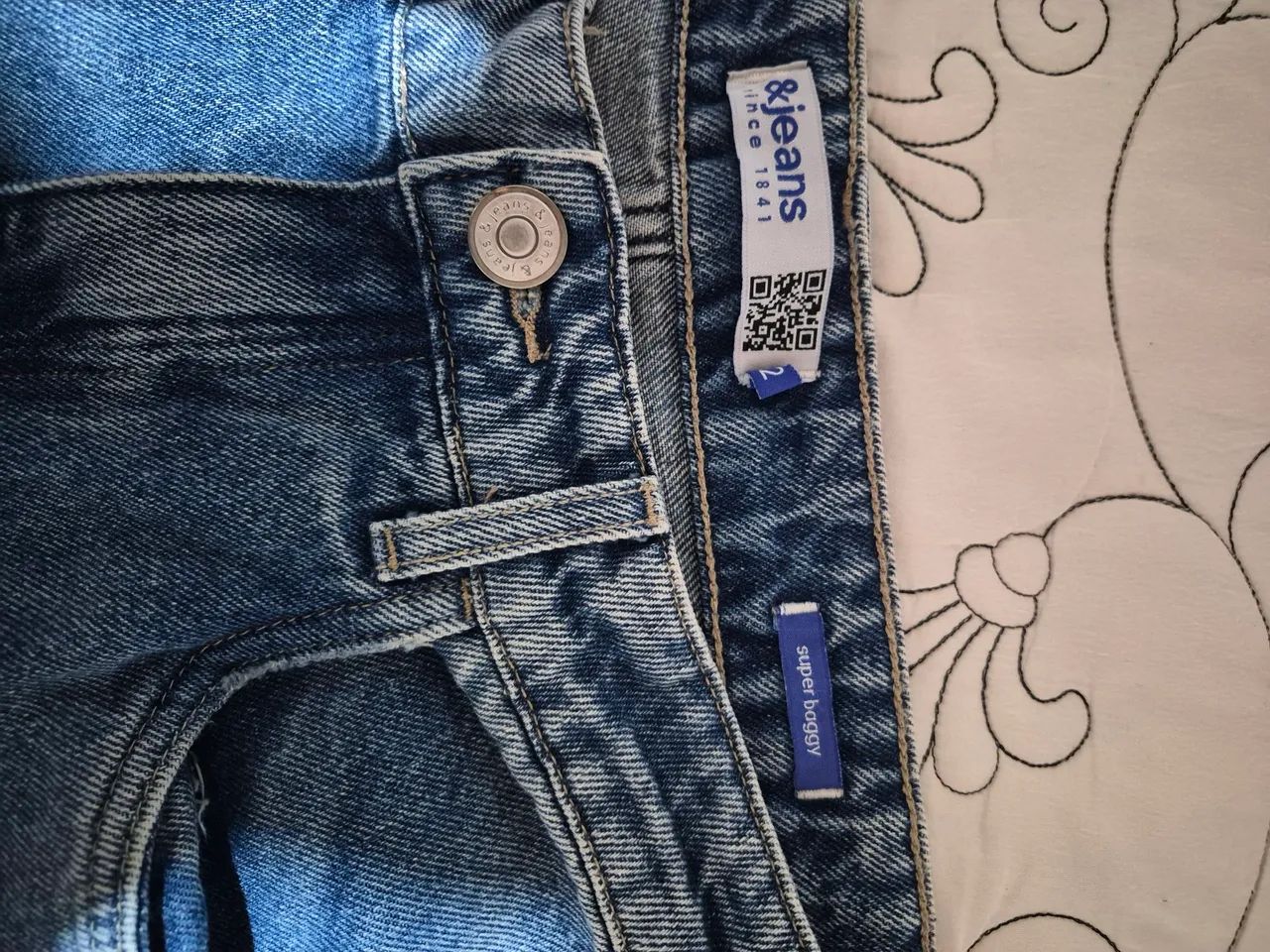 Calca baggy c&a azul escura - Foto 2