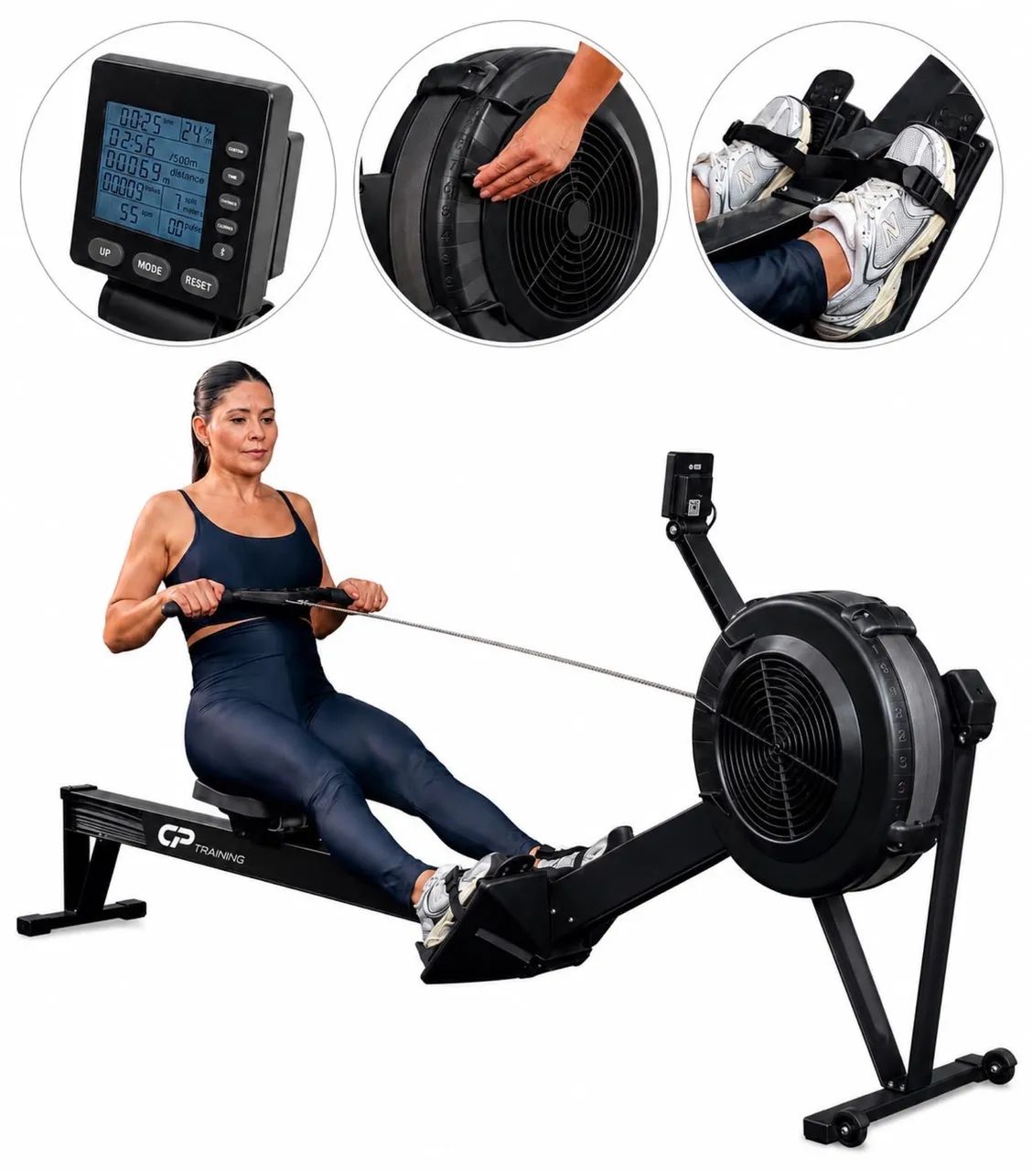 Remo Seco Air Rower CP training 