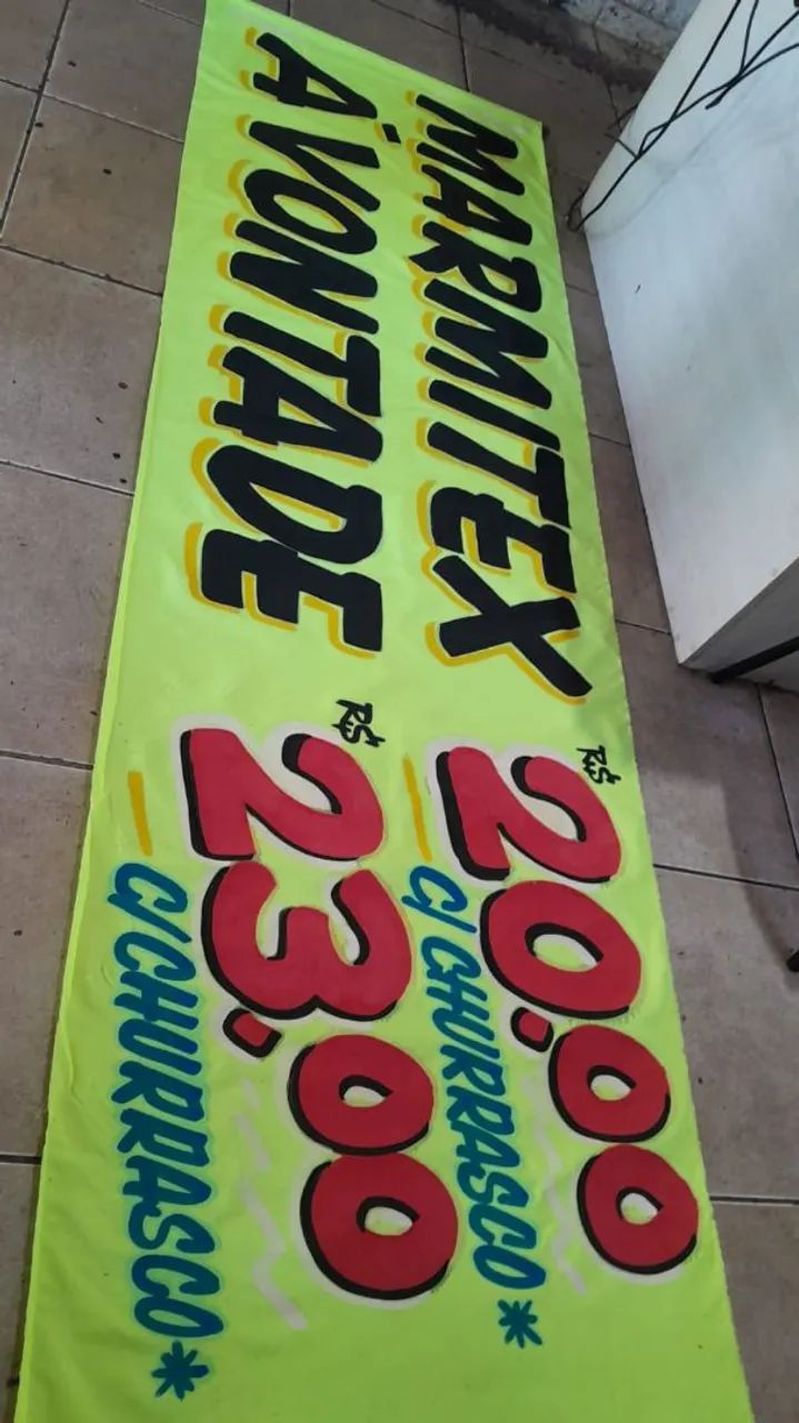 FAIXAS DE TECIDO NEON PERSONALIZADAS - Foto 4