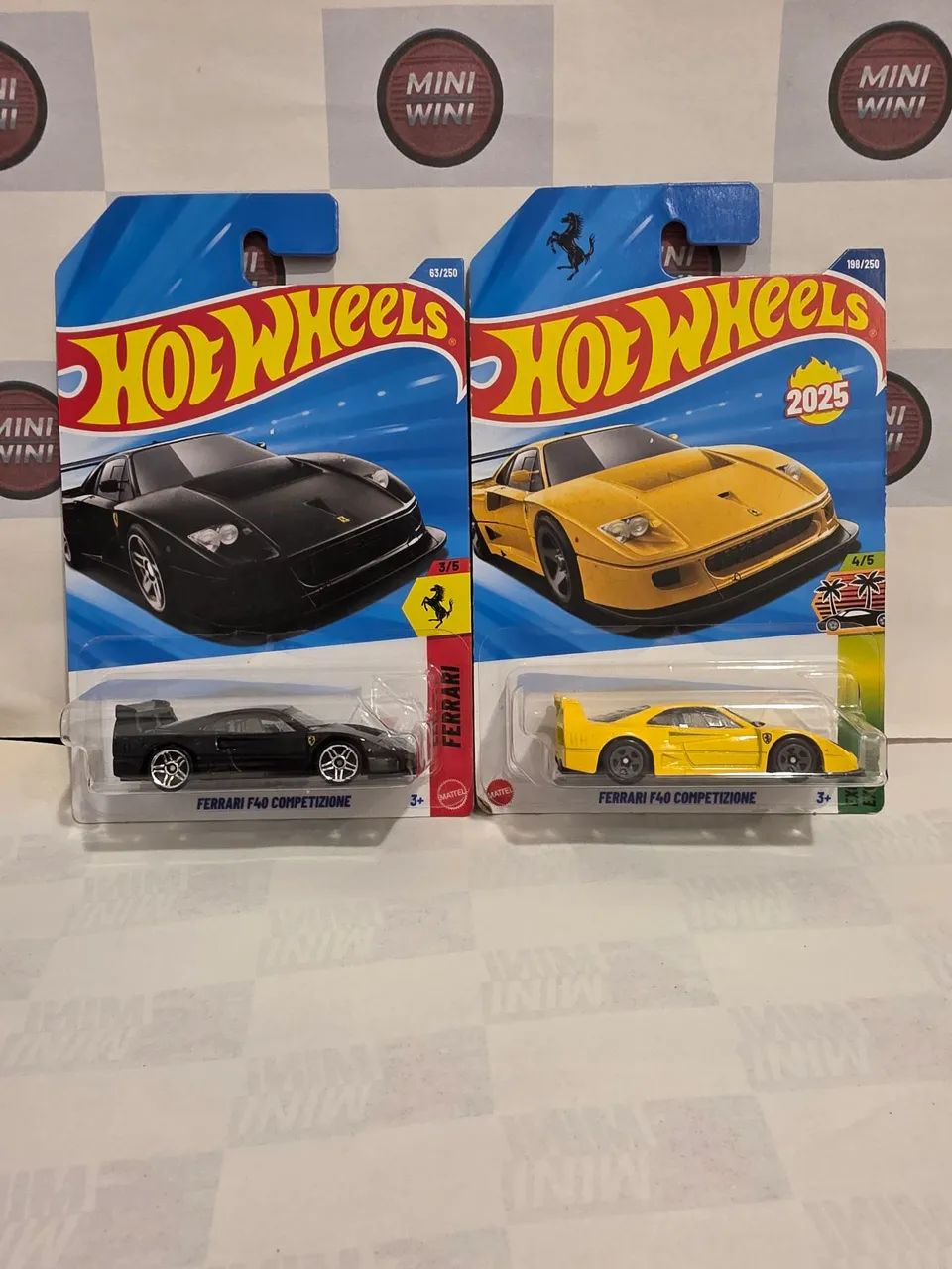 Hotwheels Kit c/2 Ferrari F40 Competizione