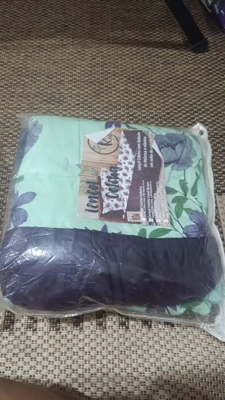 Lençois de elástico e com babado de malha  - Foto 4