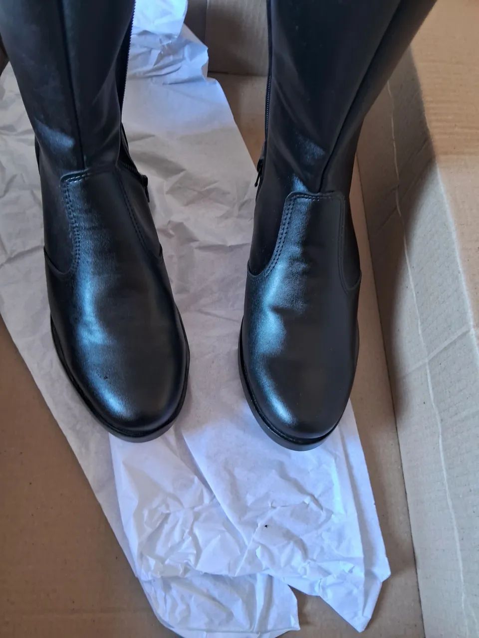 Bota feminino cano longo  - Foto 4