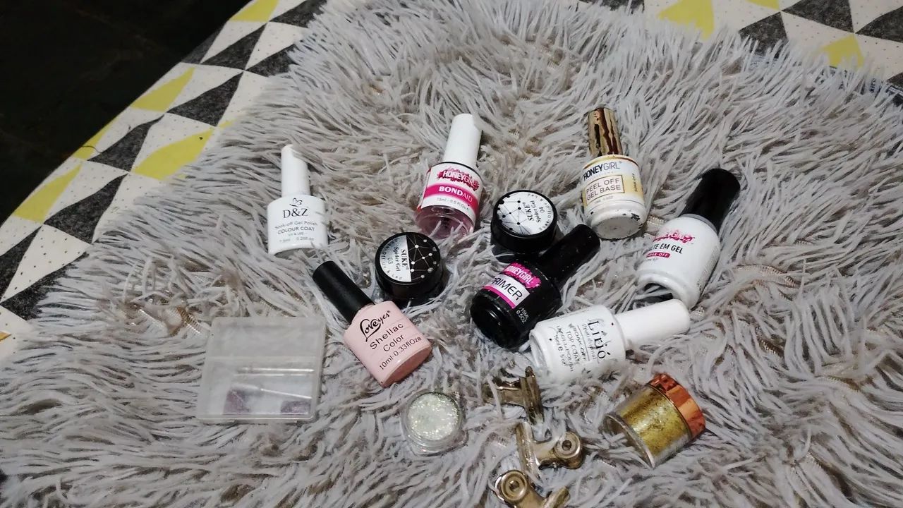 Kit unha em gel para iniciantes 