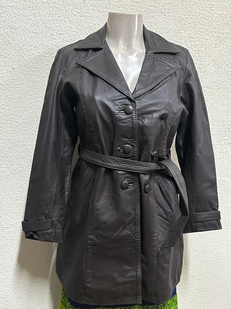 PARKA EM COURO  ELLUS TAM.M - Foto 2