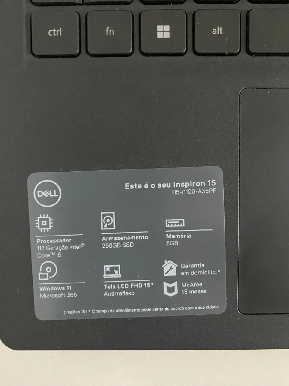 Vendo Notebook Dell Inspiron 15 Impecável  - Foto 5