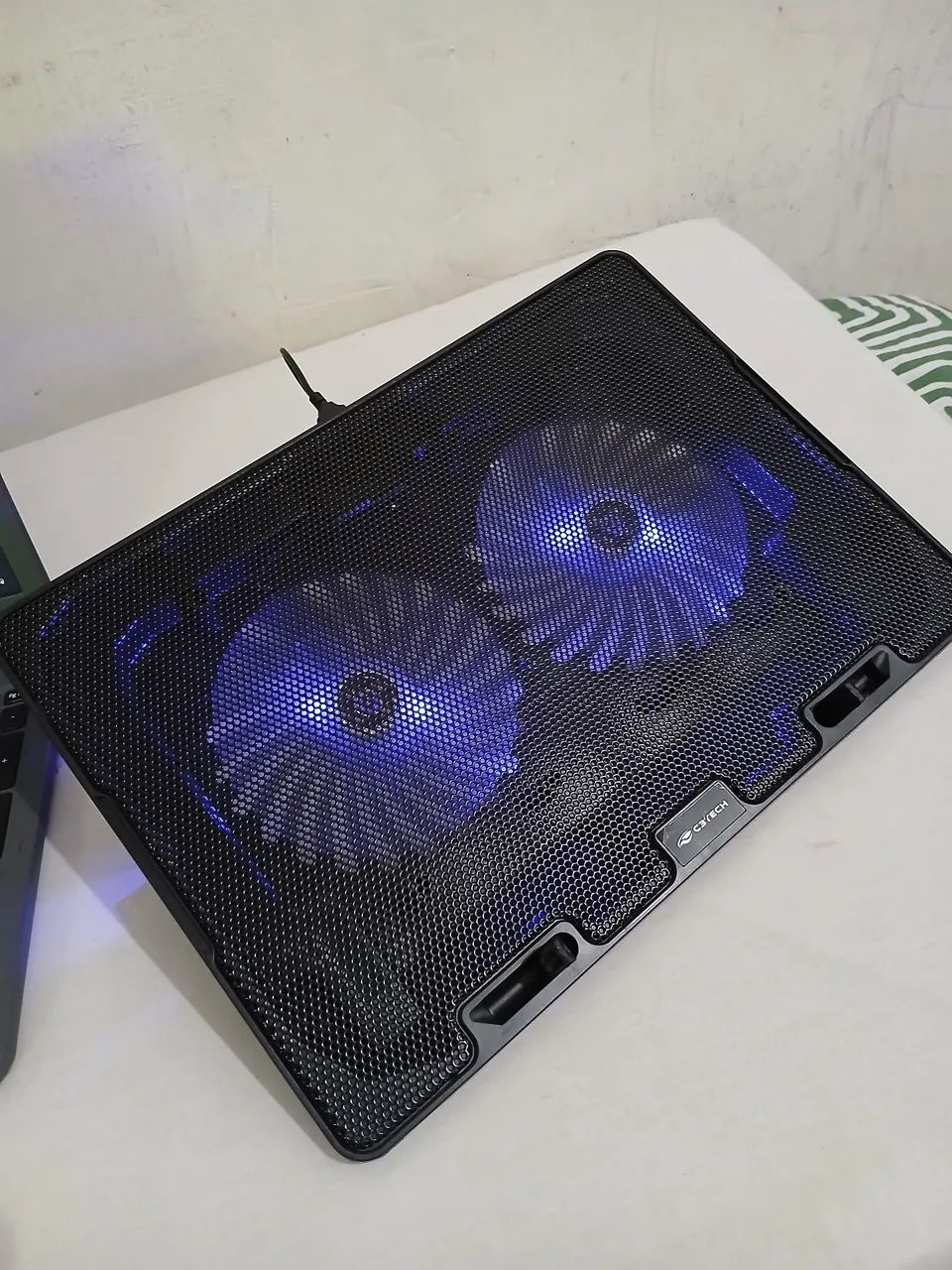 Suporte para Notebook com Cooler e LED - Entrega Grátis - Foto 2
