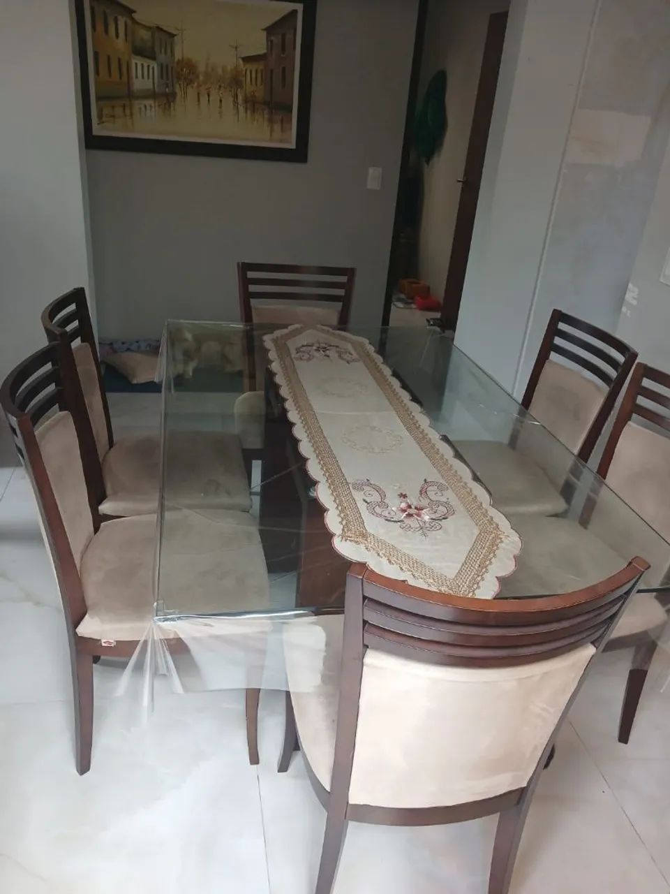 Mesa em madeira de Vidro - Foto 3