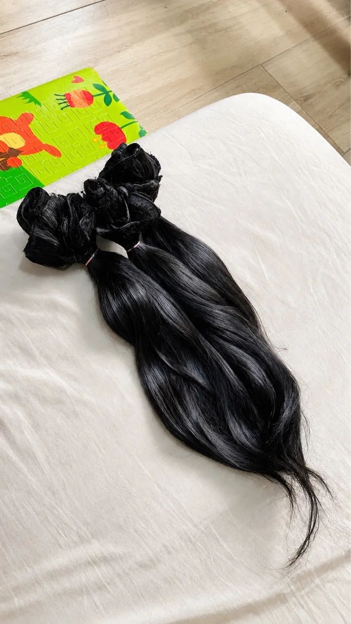 Cabelo humano brasileiro ondulado - Foto 2