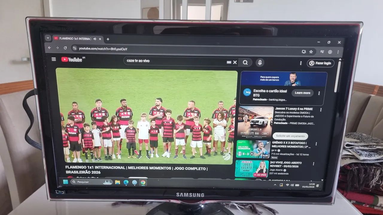 Monitor Samsung T22A550 22 polegadas - Imagem perfeita - TV digital - Foto 3