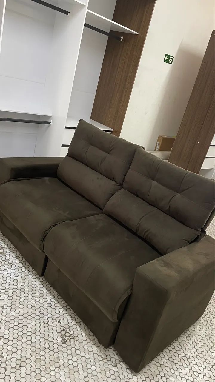 Sofá Retrátil e Reclinável 1.70M [Entrega Grátis] - Foto 2
