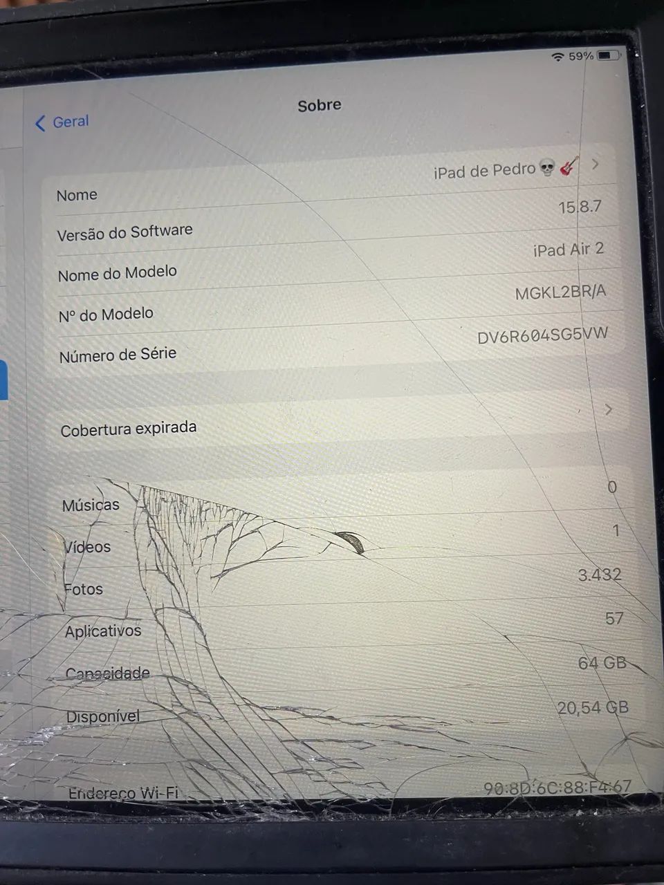 IPAD AIR 2 64GB Wi-Fi funcionando- VALOR NEGOCIÁVEL  - Foto 3