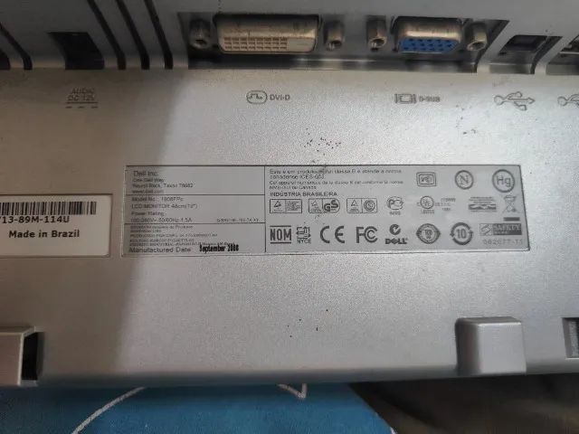 Monitor 19 polegadas Dell 1908fpc 1908fp VGA DVI usb - Foto 4