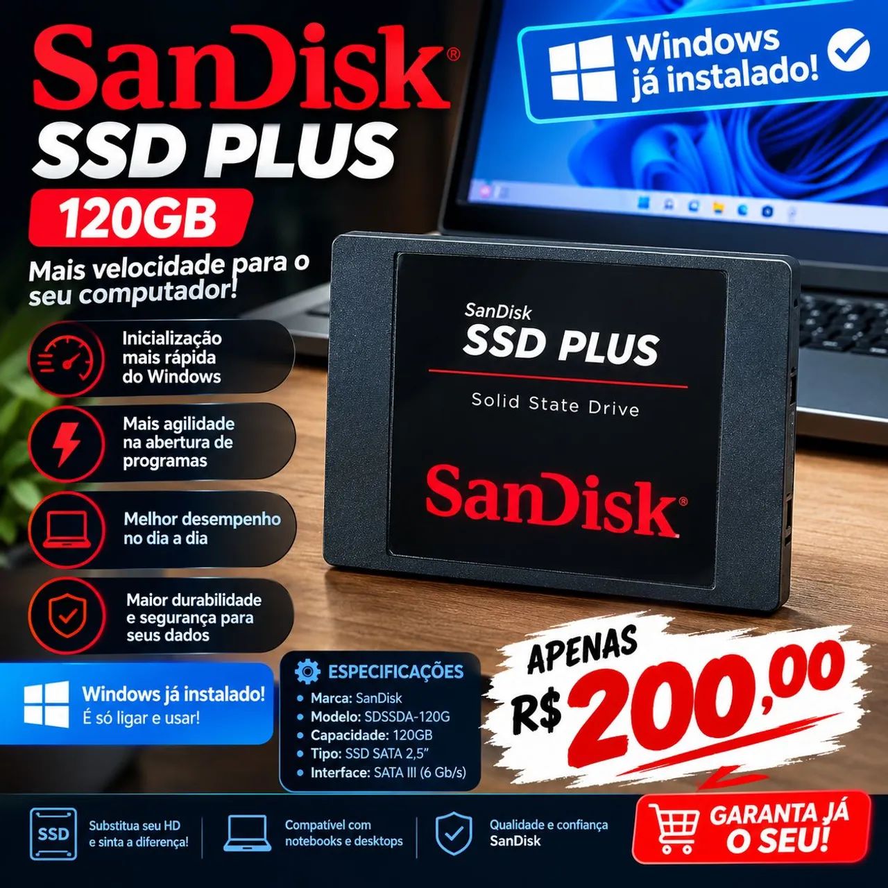 MEMORIA SSD 120GB