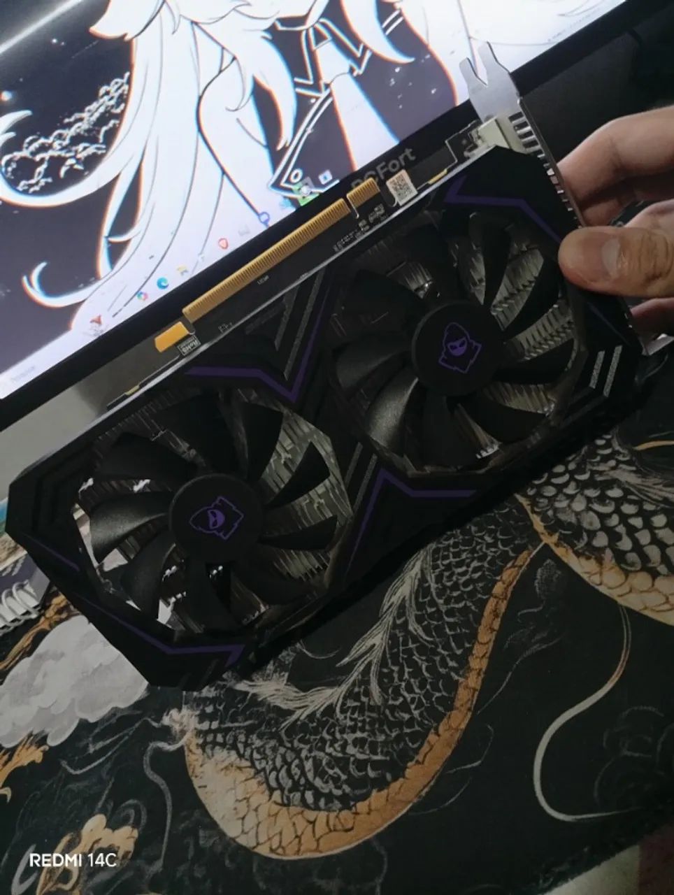 MANCER RX 580 8G - Placa de Vídeo (Defeito)