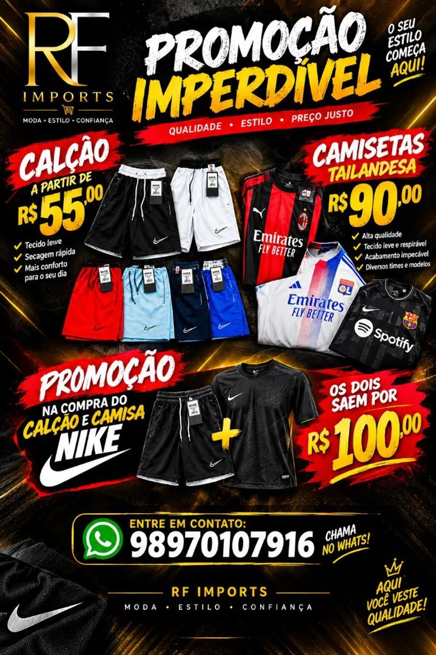 Camisas masculinas 