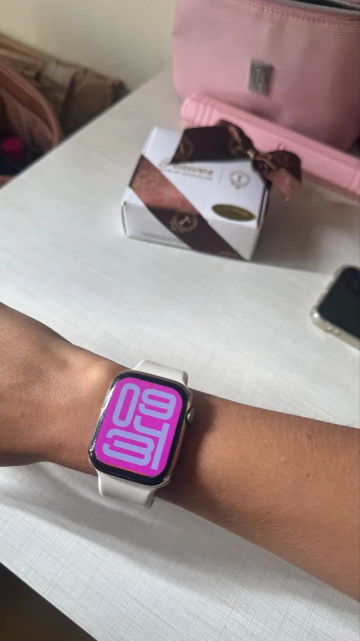 Apple Watch Série 8 GPS celular gold 41 mm - Foto 4