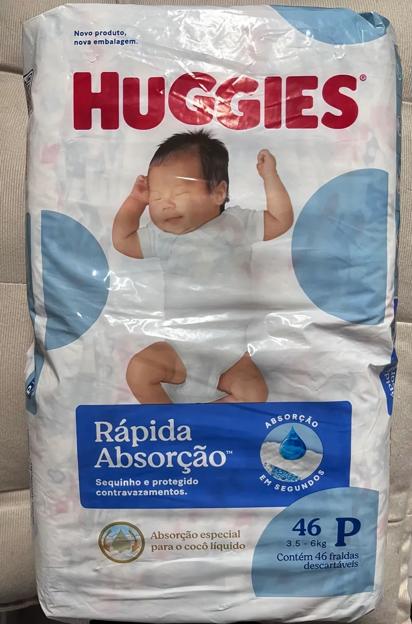 Fralda Huggies tamanho P  - Foto 2