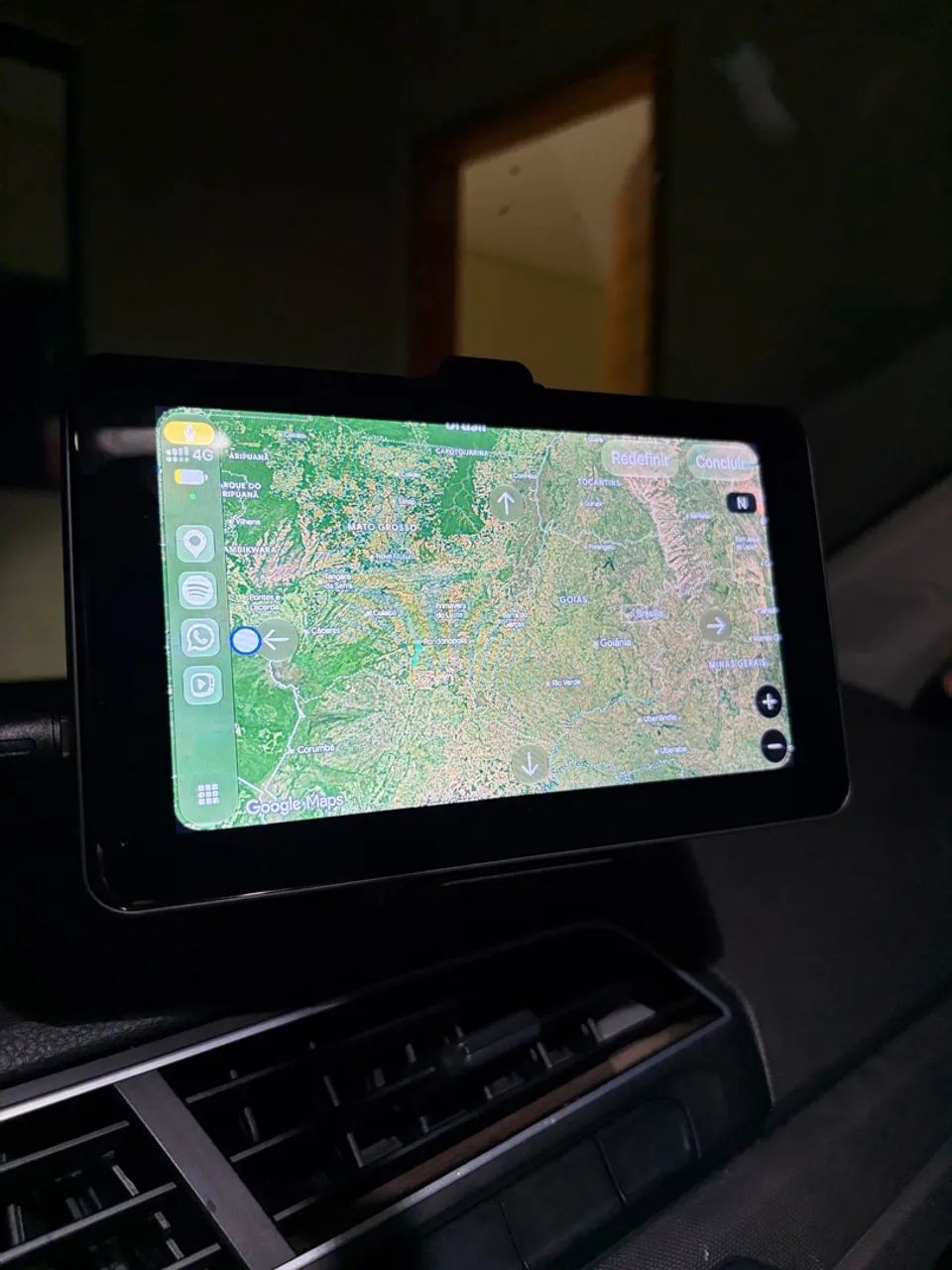 Multimídia para carro, disponível para IPhone e Android + Caixa completa e câmera de ré? - Foto 5