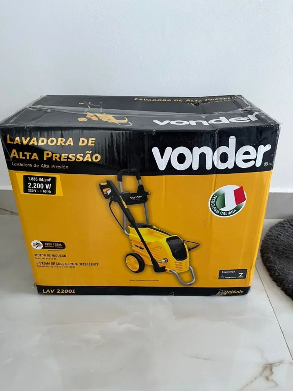 Baixei Lava Jato Alta Pressão Motor Indução 2200w-Novo - Área Externa ...