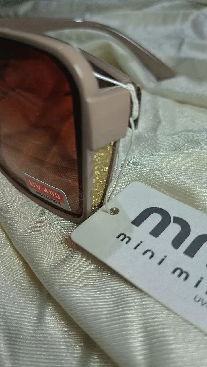 Óculos oversized mini mini, novo. - Foto 4