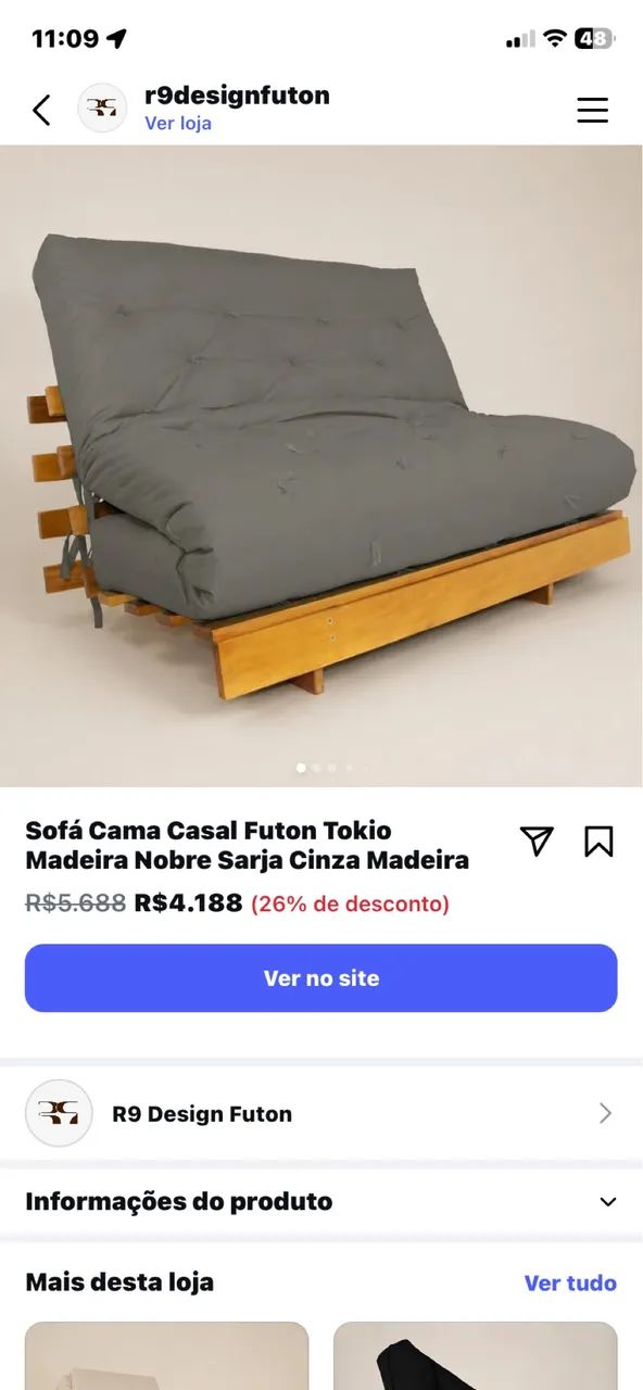 Estrado para Futon sofá cama  - Foto 5