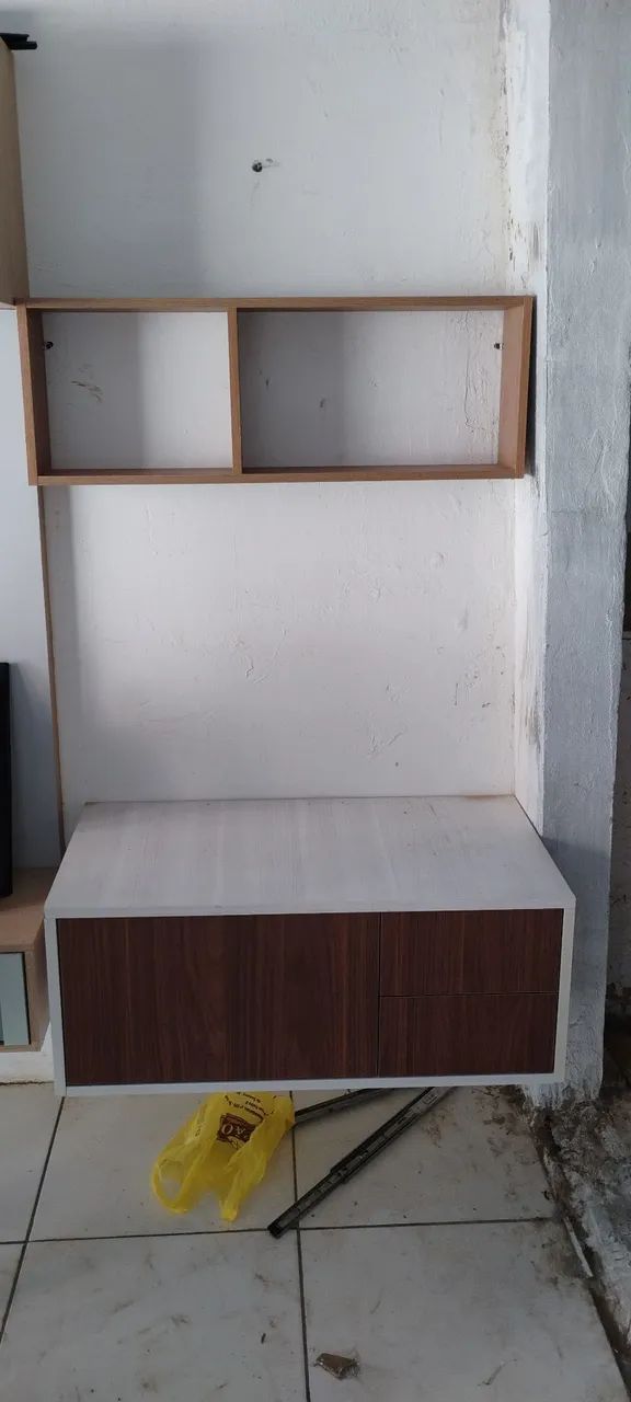 Módulo 1 porta 2 gavetas com nicho  - Foto 4