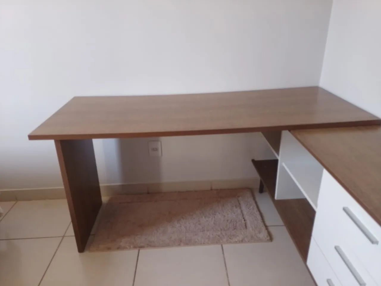 Mesa em L 3 gavetas - Foto 3