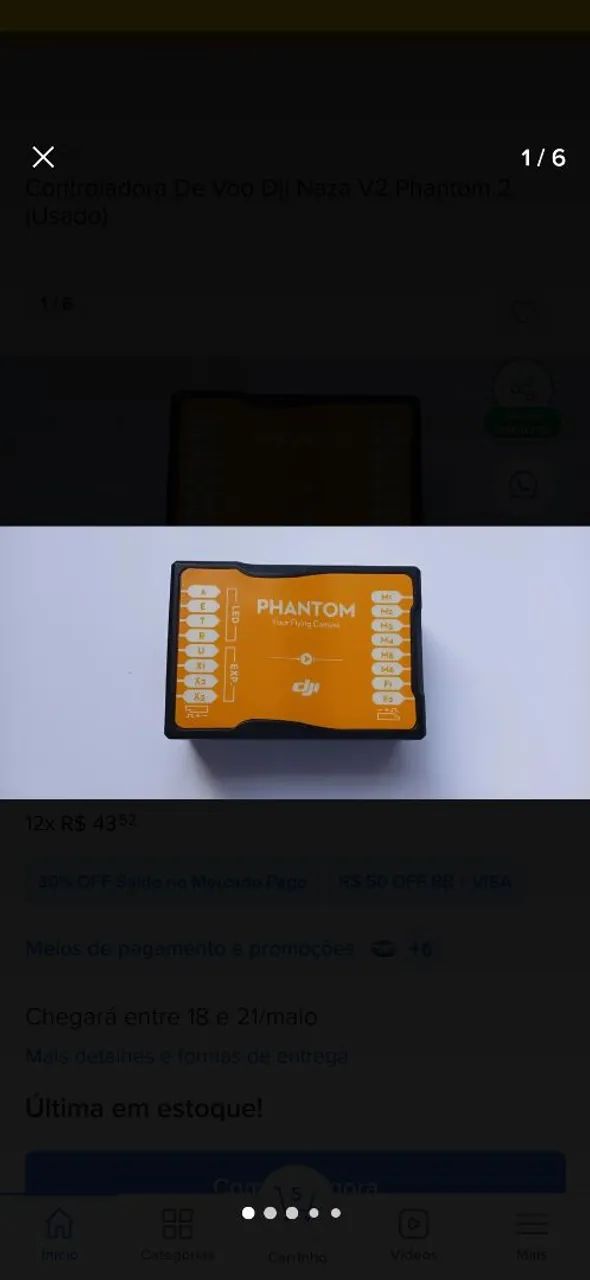 Controladora Naza V2. Usada ok - Foto 3