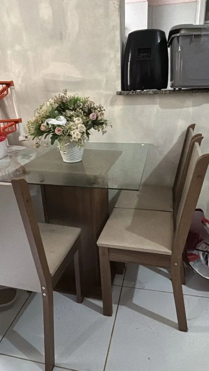 Mesa de vidro 