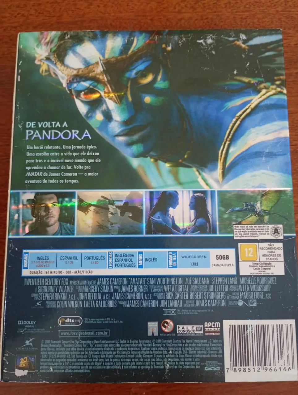 Filme Blu-ray Avatar (com luva) - Foto 2