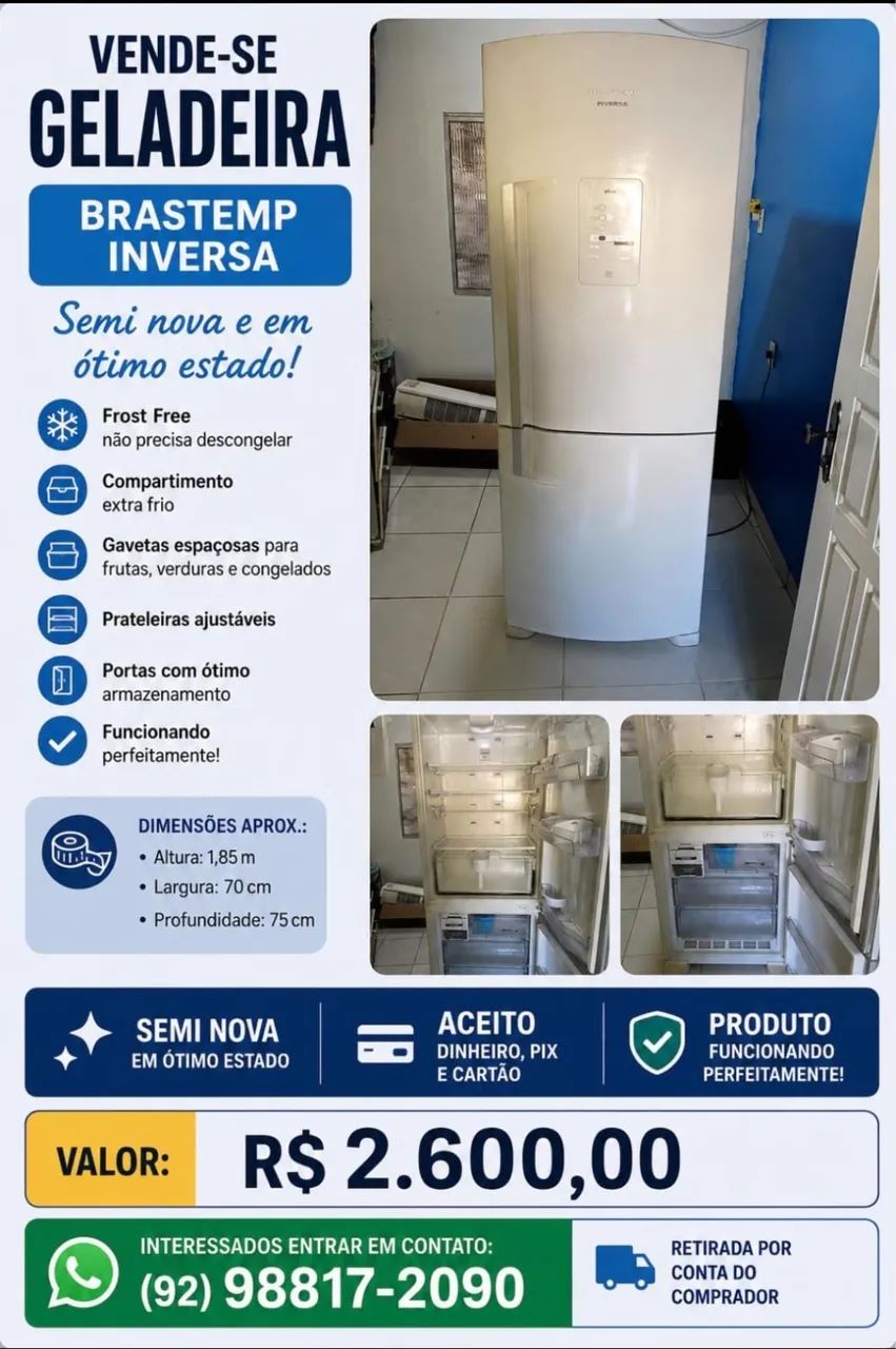 Geladeira Brastemp 