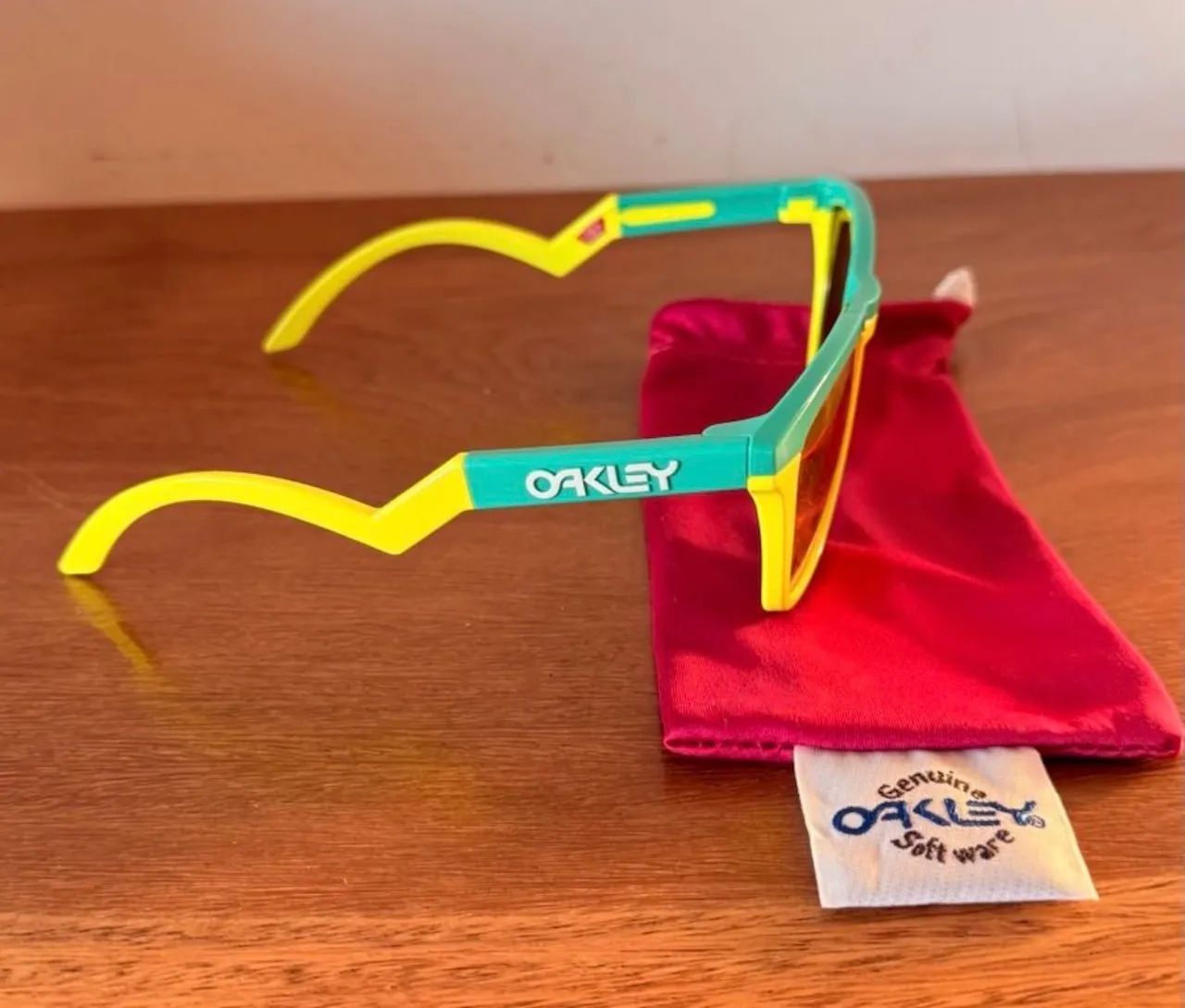 óculos de sol oakley frogskins razor blades - Foto 4